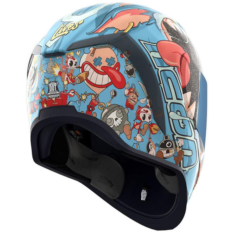 ICON Airform Helmet Inner Sun Shield HydraDry Removable Liner DOT ECE XS-3XL - Picture 18 of 78