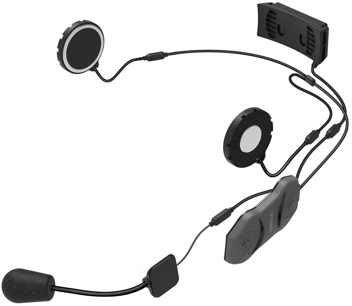 Sena Bluetooth 10R Low Profile Motorcycle Bluetooth Communication System