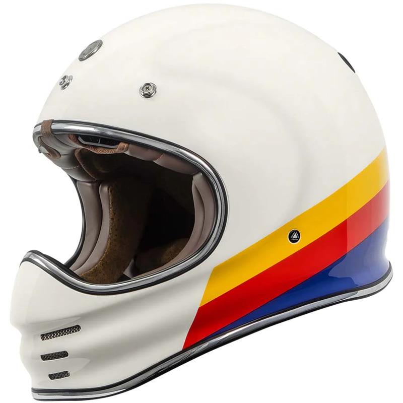 Torc Baja T3 Retro Moto Helmet Motorcycle Full Face Removable Visor DOT XS-2XL - Picture 43 of 66