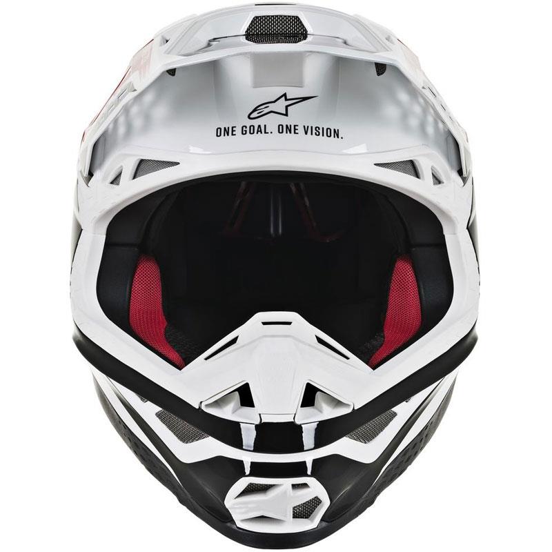 Alpinestars Supertech M8 Helmet Contact Dark Red/White XS Off Road MIPS DOT ECE - Picture 31 of 106