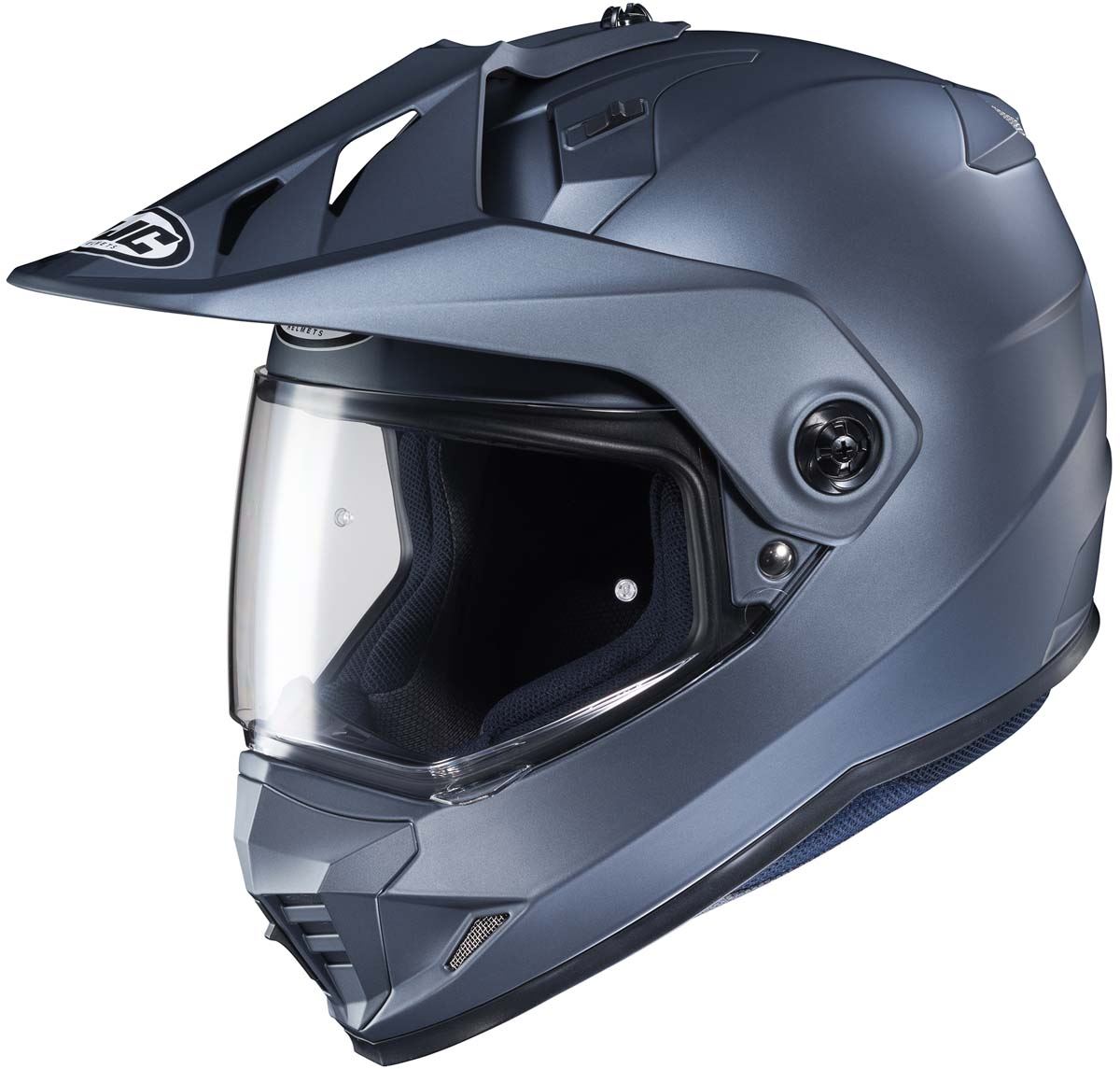 HJC DS-X1 Solid Dual Sport Motorcycle Helmet XS S M L XL 2XL