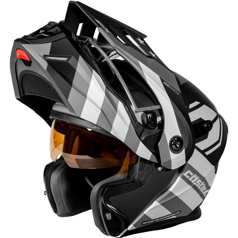Castle X CX950 V2 Helmet Modular Flip Up Anti-Fog Inner Sun Shield DOT XS-3XL - Picture 14 of 54