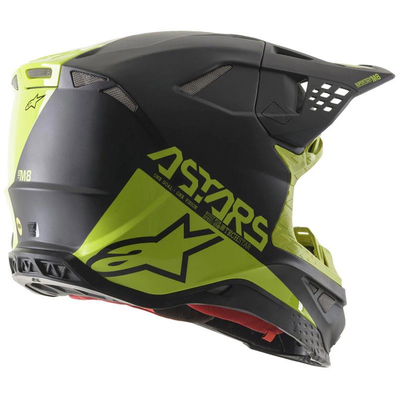 Alpinestars Supertech M8 Helmet Contact Dark Red/White XS Off Road MIPS DOT ECE - Picture 105 of 106