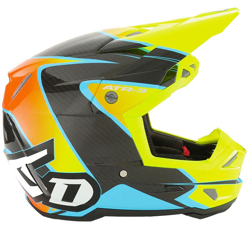 6D ATR-3 Helmet Off Road Dirt Bike Lightweight Speaker Pocket DOT FIM ECE XS-2XL - Picture 22 of 58