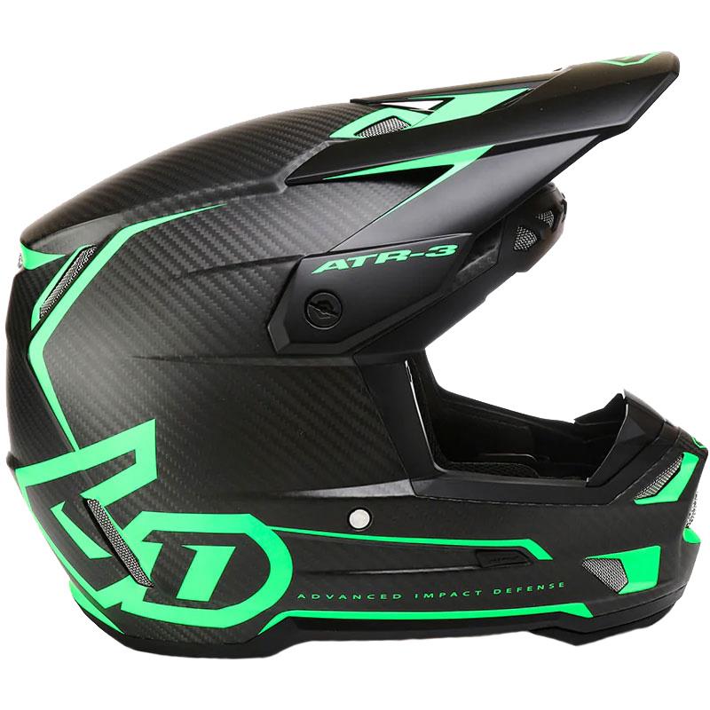 6D ATR-3 Helmet Off Road Dirt Bike Lightweight Speaker Pocket DOT FIM ECE XS-2XL - Picture 50 of 58