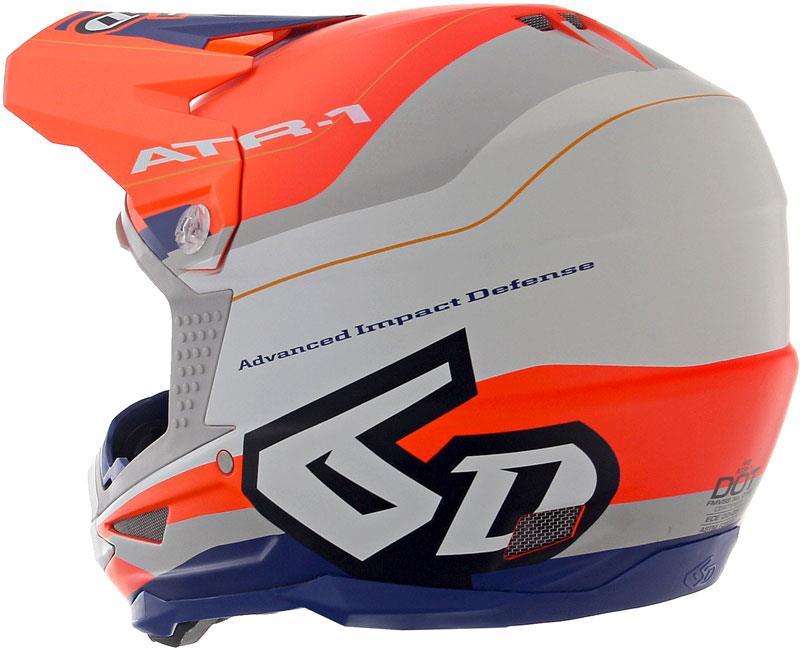 6D ATR-1 Helmet Off Road Dirt Bike MX Removable Liner XS-2XL DOT ECE ACU - Foto 48 di 68