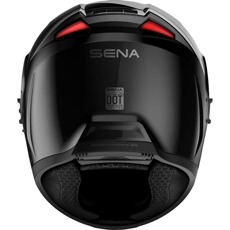 Sena Phantom Helmet Full Face Bluetooth Integrated Inner Visor DOT ECE S-2XL - Foto 10 di 15