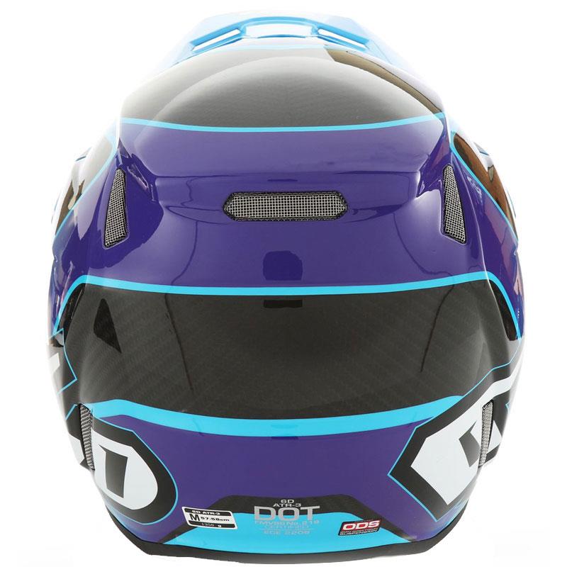 6D ATR-3 Helmet Off Road Dirt Bike Lightweight Speaker Pocket DOT FIM ECE XS-2XL - Picture 18 of 58