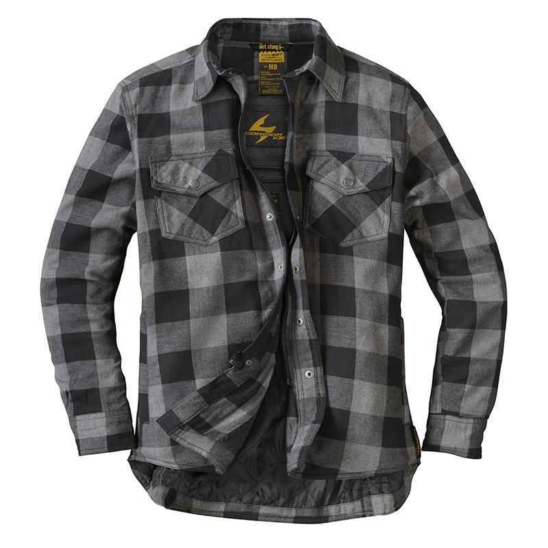 Scorpion Covert Moto Women's Flannel Shirt Quilted Lining Armor Pockets XS-2XL - Picture 2 of 7