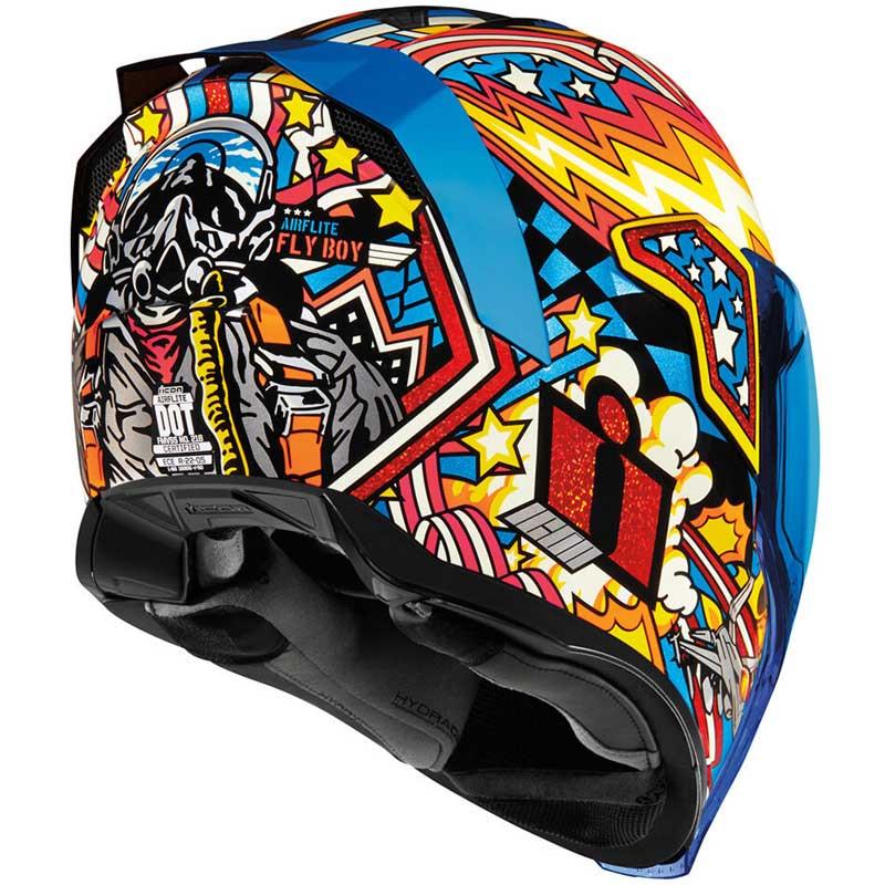 ICON Airflite Helmet Inner Sun Shield HydraDry Liner DOT ECE XS-3XL 2020-21 - Picture 51 of 110