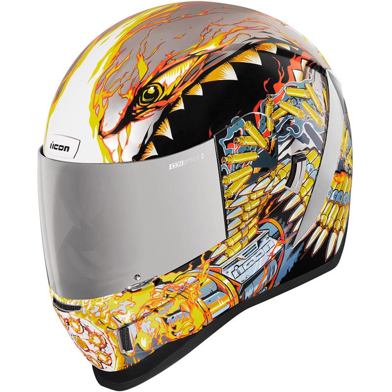 ICON Airform Helmet Inner Sun Shield HydraDry Removable Liner DOT ECE XS-3XL - Picture 58 of 78
