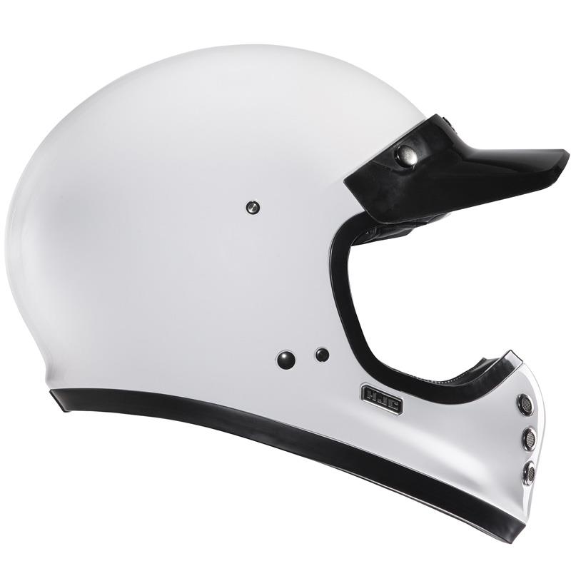 HJC V60 Helmet Full Face Retro Fiberglass Inner Shield Speaker Pocket DOT XS-2XL - Picture 12 of 17