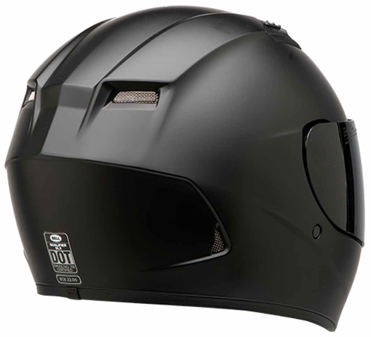 Bell Qualifier DLX Blackout Helmet Clear and Dark Smoke Shield DOT ECE XS-3XL - Picture 8 of 9