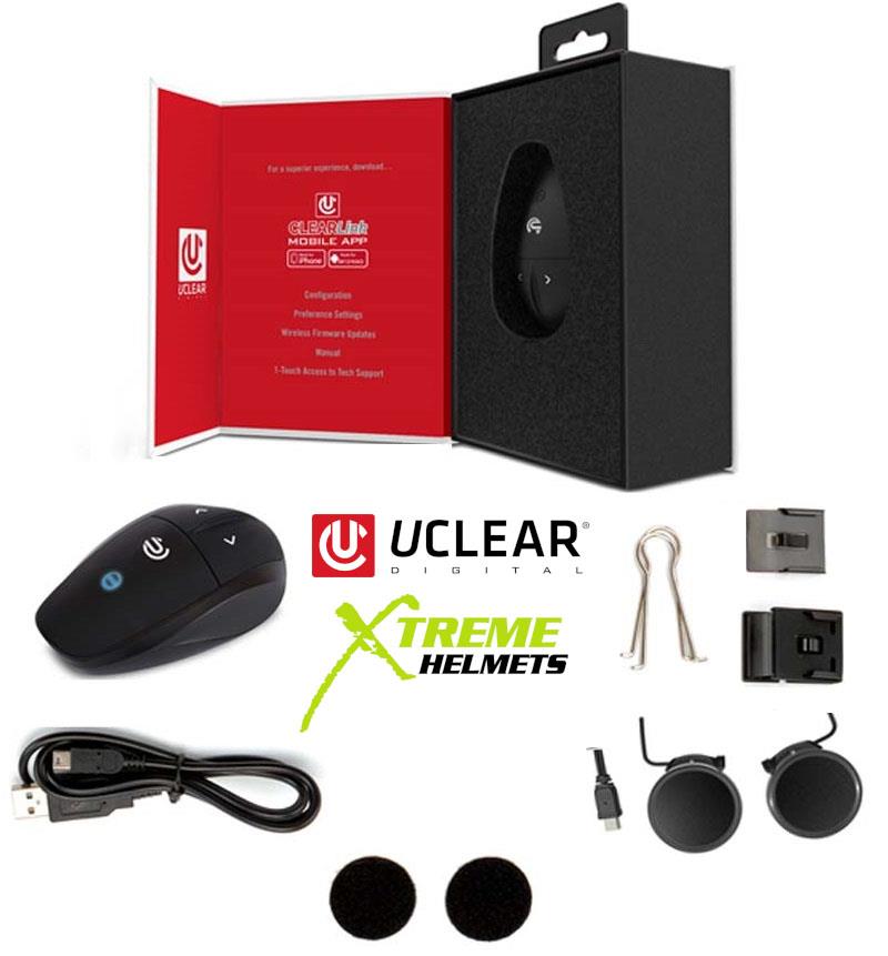 uClear AMP Remote Control for Helmet Audio Intercom Headset Motorbike