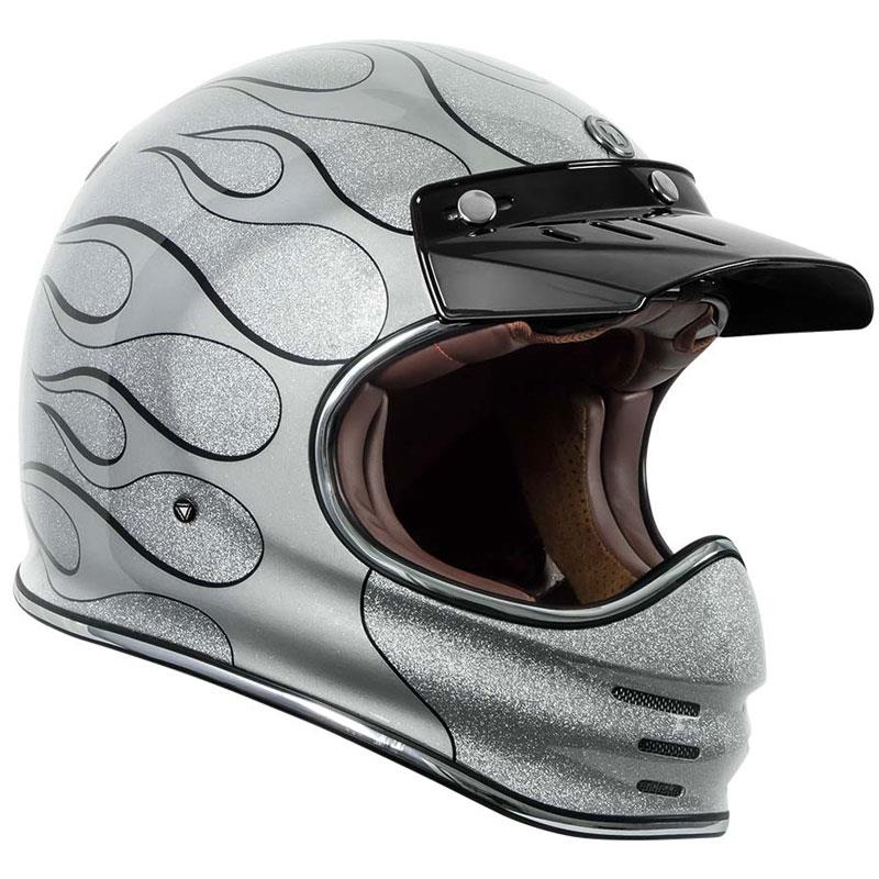 Torc Baja T3 Retro Moto Helmet Motorcycle Full Face Removable Visor DOT XS-2XL - Picture 63 of 66