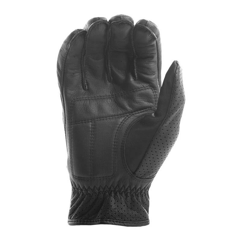 Highway 21 Jab Full Leather Gloves Motorcycle Perforated Black S-5XL - Picture 3 of 8