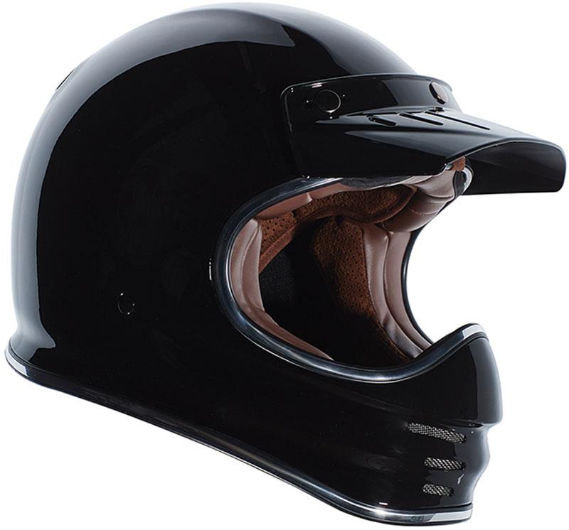 Torc Baja T3 Retro Moto Helmet Motorcycle Full Face Removable Visor DOT XS-2XL - Picture 9 of 66