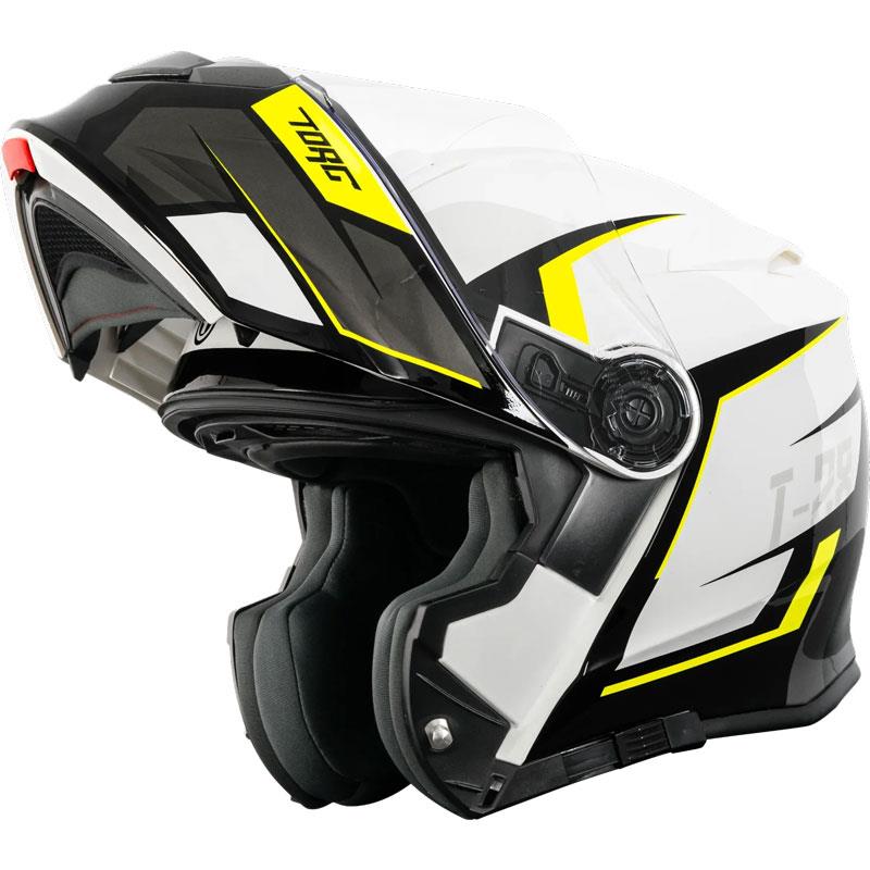 Torc T28 T28B Helmet Bluetooth or without - Flip Up Modular Inner Shield DOT ECE - Picture 99 of 103