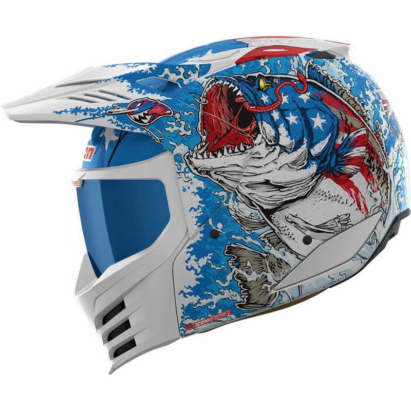 ICON Elsinore Helmet Flip Up Modular Lightweight Moisture Wicking DOT XS-3XL - Picture 27 of 53