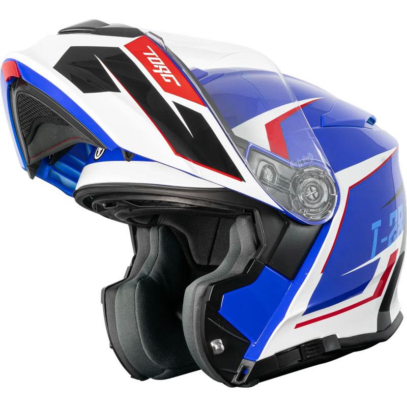 Torc T28 T28B Helmet Bluetooth or without - Flip Up Modular Inner Shield DOT ECE - Picture 91 of 103
