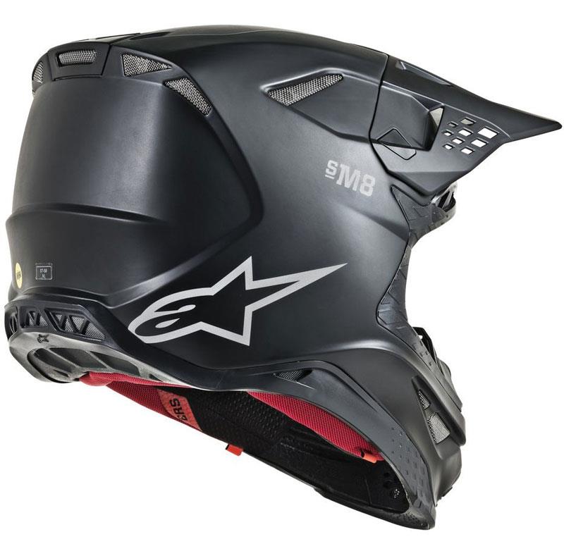 Alpinestars Supertech M8 Helmet Contact Dark Red/White XS Off Road MIPS DOT ECE - Picture 7 of 106