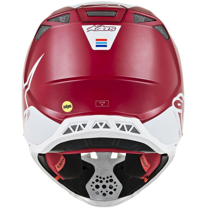 Alpinestars Supertech M8 Helmet Contact Dark Red/White XS Off Road MIPS DOT ECE - Picture 20 of 106