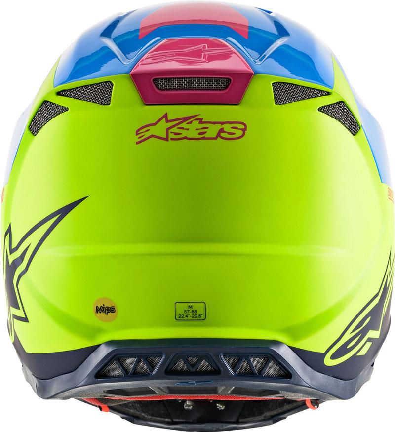 Alpinestars Supertech M8 Helmet Contact Dark Red/White XS Off Road MIPS DOT ECE - Picture 76 of 106