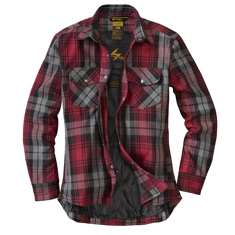 Scorpion Covert Moto Women's Flannel Shirt Quilted Lining Armor Pockets XS-2XL - Picture 6 of 7