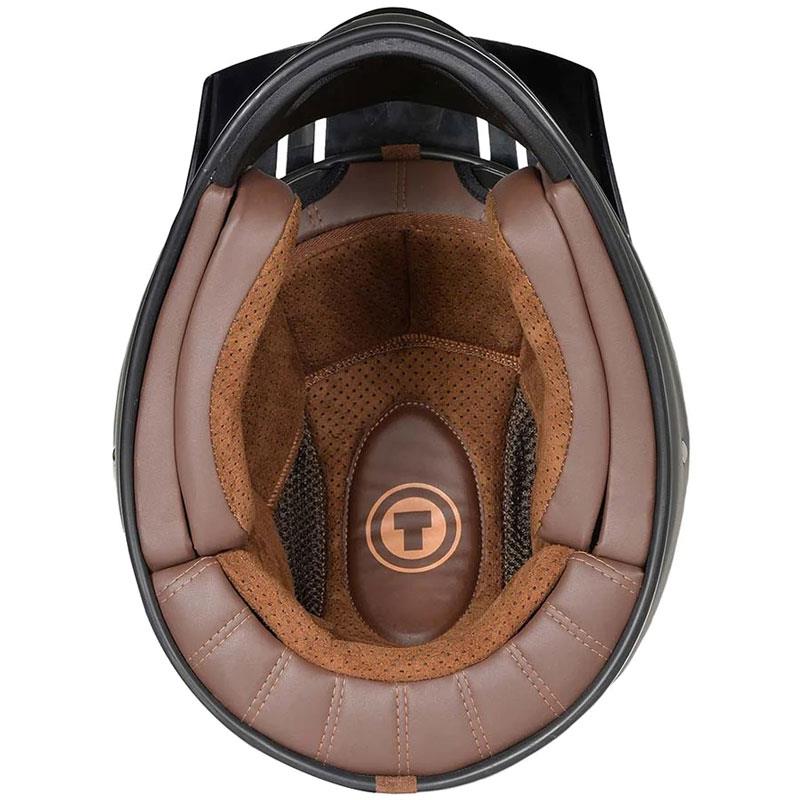 Torc Baja T3 Retro Moto Helmet Motorcycle Full Face Removable Visor DOT XS-2XL - Picture 65 of 66