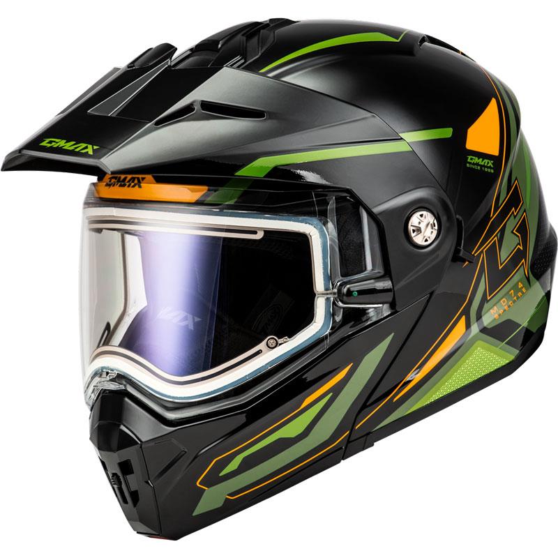 Gmax MD-74S Snow Motorcycle Helmet Modular Inner Shield Dual or Electric XS-3XL - Picture 18 of 32