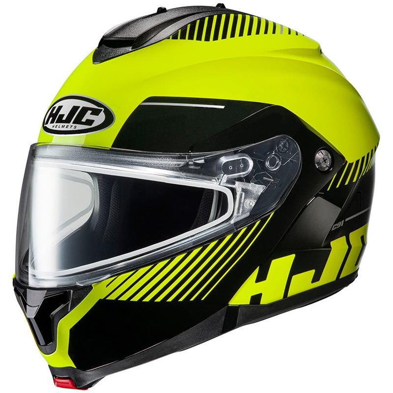 HJC C91 Snow Helmet Modular Snowmobile Lightweight - Dual or Electric XS-5XL - Picture 14 of 29