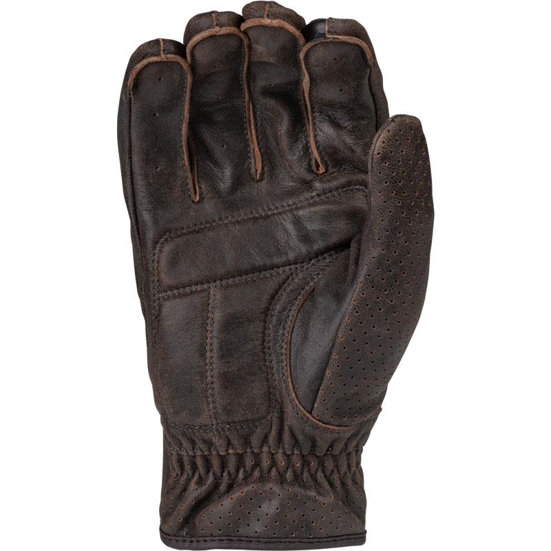 Highway 21 Jab Full Leather Gloves Motorcycle Perforated Black S-5XL - Picture 6 of 8
