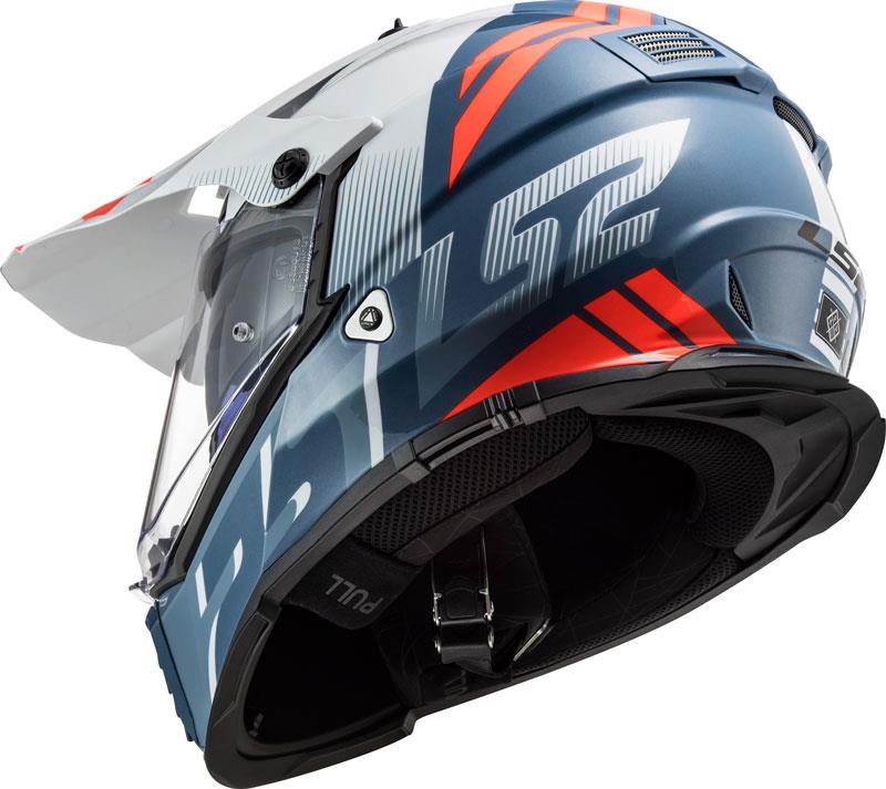 LS2 Blaze Helmet Full Face ADV Pinlock Ready Inner Sun Shield DOT ECE XS-3XL - Foto 28 di 35