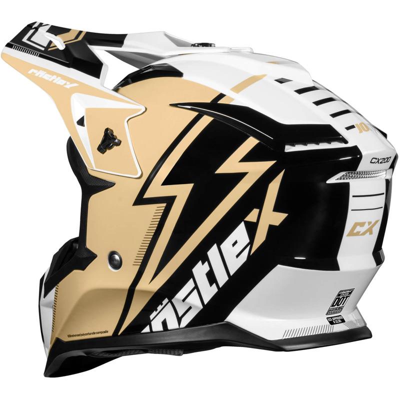 Castle X CX200 Jolt Helmet Off-Road Dirt Bike MX Moisture Wicking DOT ECE S-3XL - Picture 5 of 17