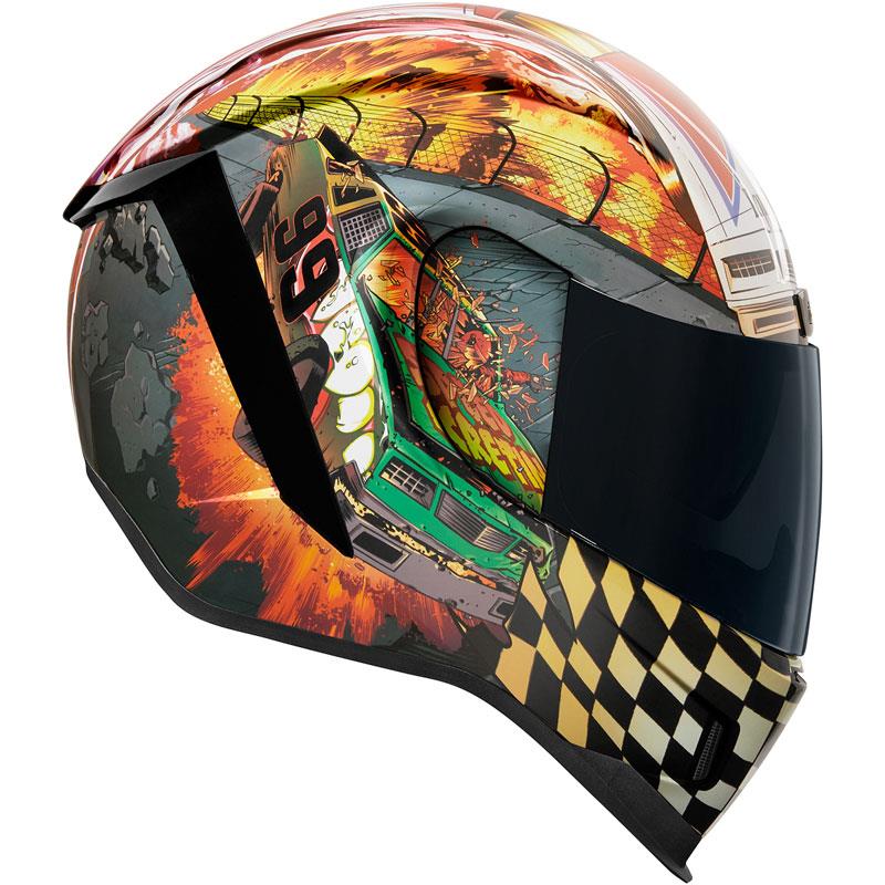 ICON Airform Helmet Inner Sun Shield HydraDry Removable Liner DOT ECE XS-3XL - Picture 53 of 78