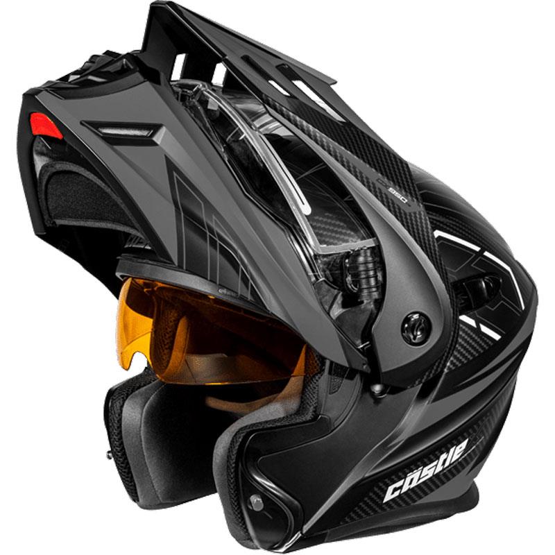 Castle X CX950 V2 Helmet Modular Flip Up Anti-Fog Inner Sun Shield DOT XS-3XL - Picture 48 of 54