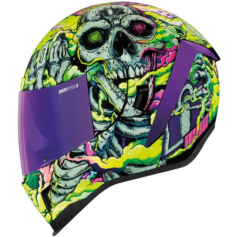 ICON Airform Helmet Inner Sun Shield HydraDry Removable Liner DOT ECE XS-3XL - Picture 13 of 78