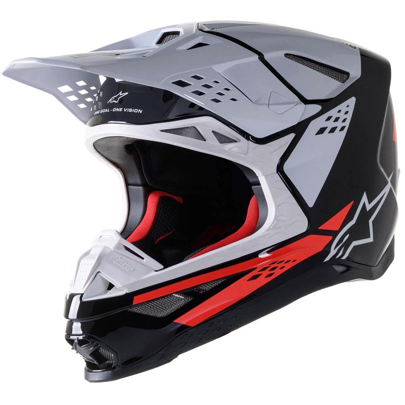 Alpinestars Supertech M8 Helmet Contact Dark Red/White XS Off Road MIPS DOT ECE - Picture 77 of 106