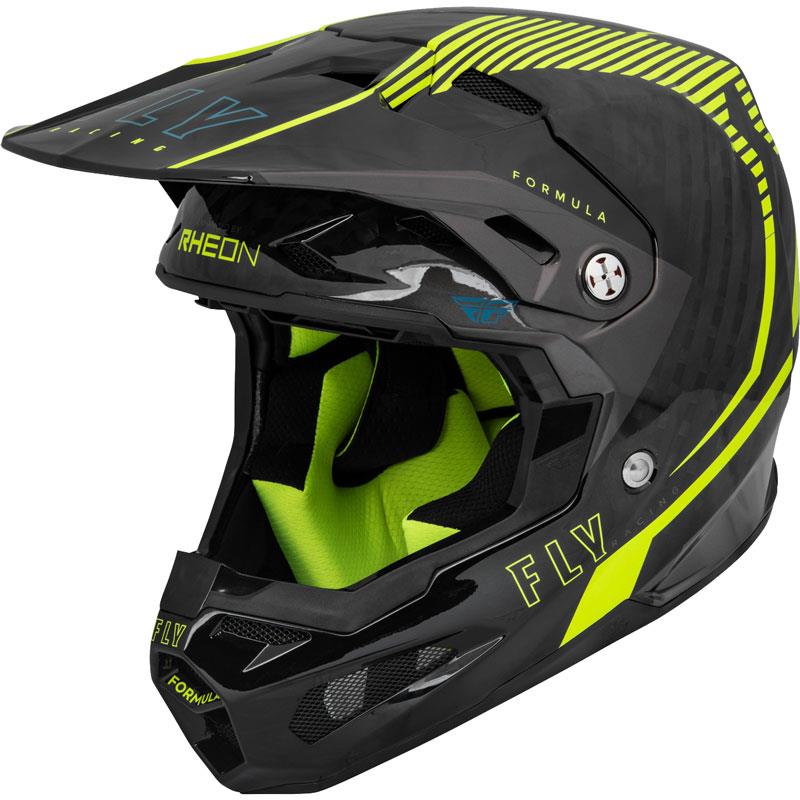 Fly Racing Formula Carbon Helmet Dirt Bike MX Lightweight DOT ECE XS-2XL YL - Picture 19 of 26