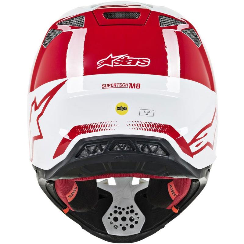 Alpinestars Supertech M8 Helmet Contact Dark Red/White XS Off Road MIPS DOT ECE - Picture 36 of 106