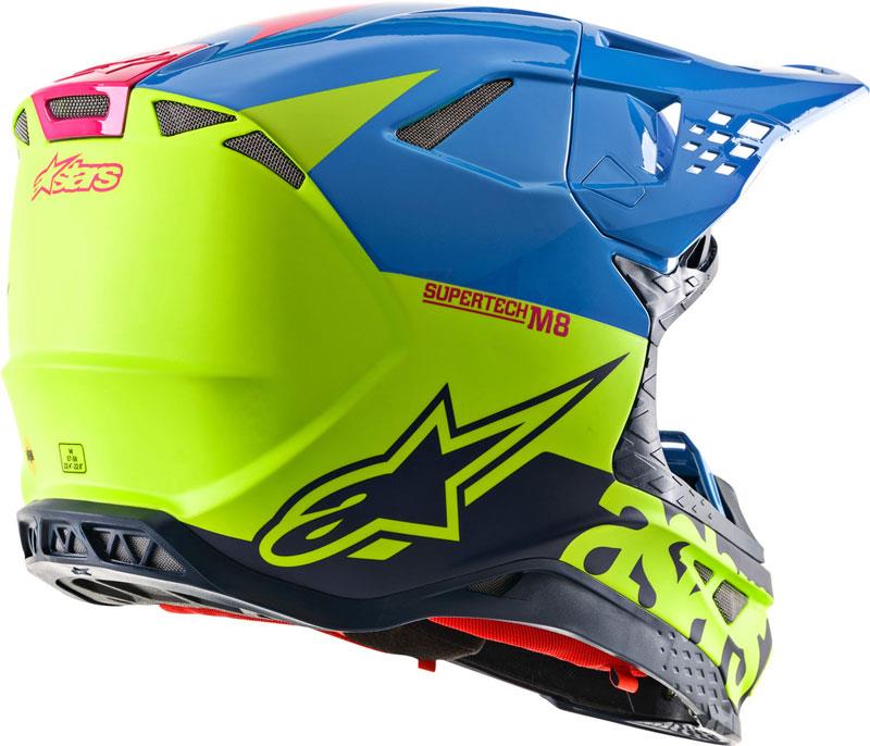 Alpinestars Supertech M8 Helmet Contact Dark Red/White XS Off Road MIPS DOT ECE - Picture 75 of 106