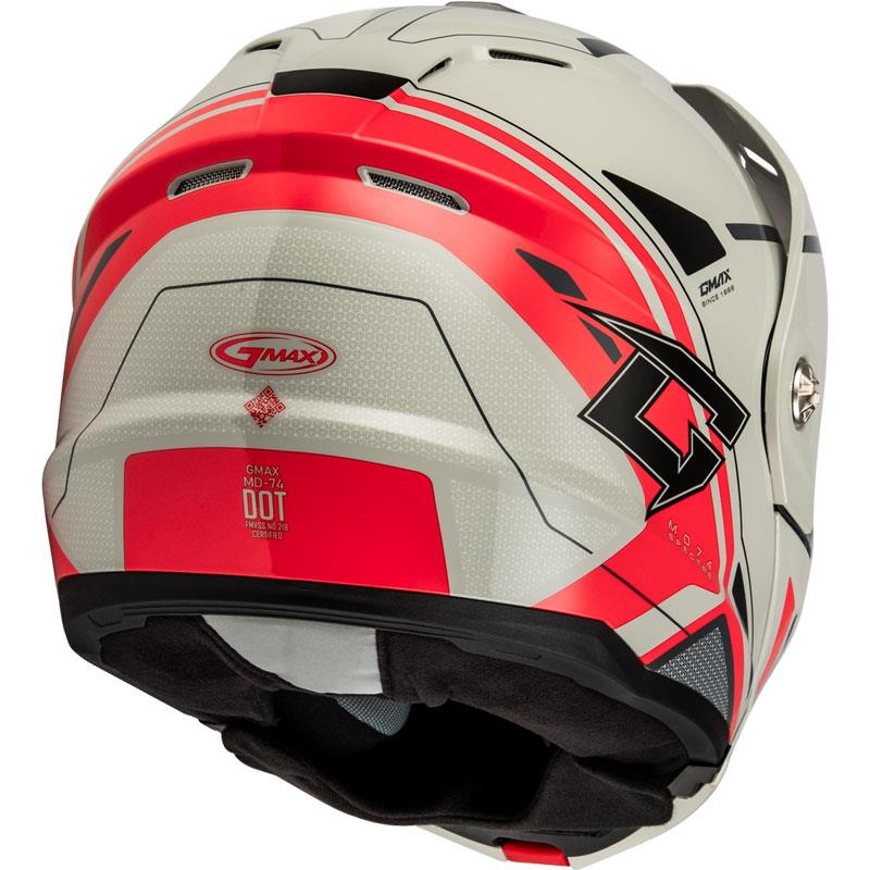 Gmax MD-74S Snow Motorcycle Helmet Modular Inner Shield Dual or Electric XS-3XL - Picture 11 of 32
