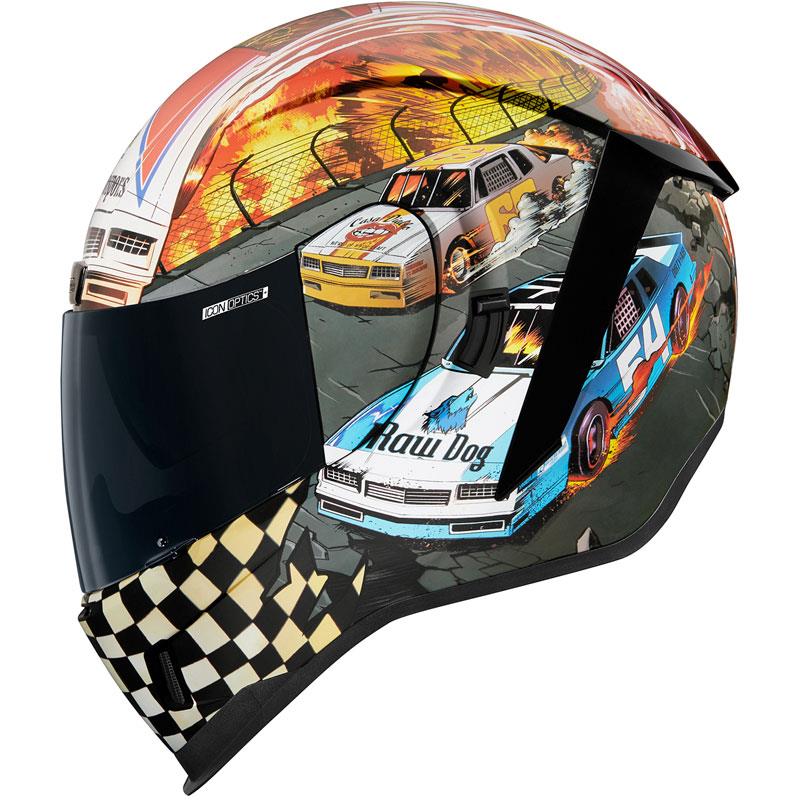 ICON Airform Helmet Inner Sun Shield HydraDry Removable Liner DOT ECE XS-3XL - Picture 52 of 78