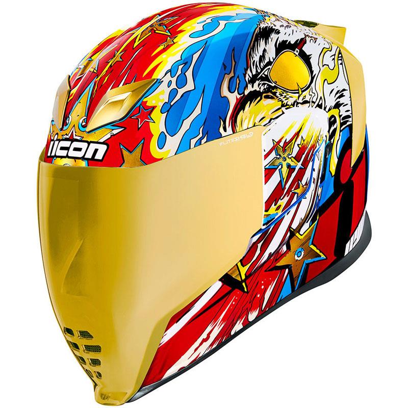 ICON Airflite Helmet Inner Sun Shield HydraDry Liner DOT ECE XS-3XL 2020-21 - Picture 35 of 110