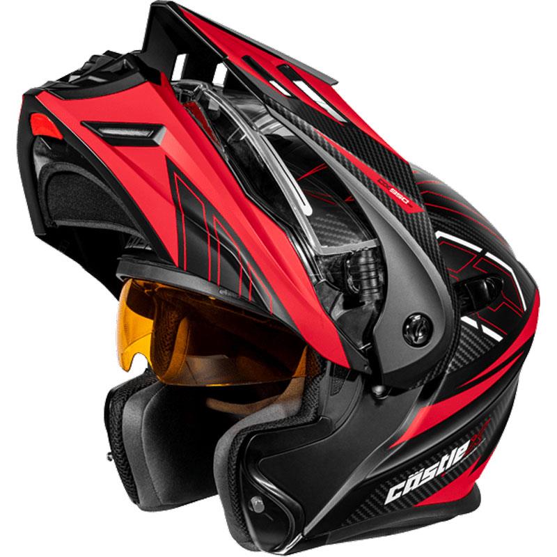 Castle X CX950 V2 Helmet Modular Flip Up Anti-Fog Inner Sun Shield DOT XS-3XL - Picture 36 of 54