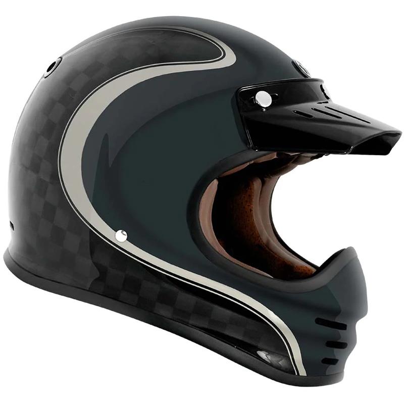 Torc Baja T3 Retro Moto Helmet Motorcycle Full Face Removable Visor DOT XS-2XL - Picture 57 of 66