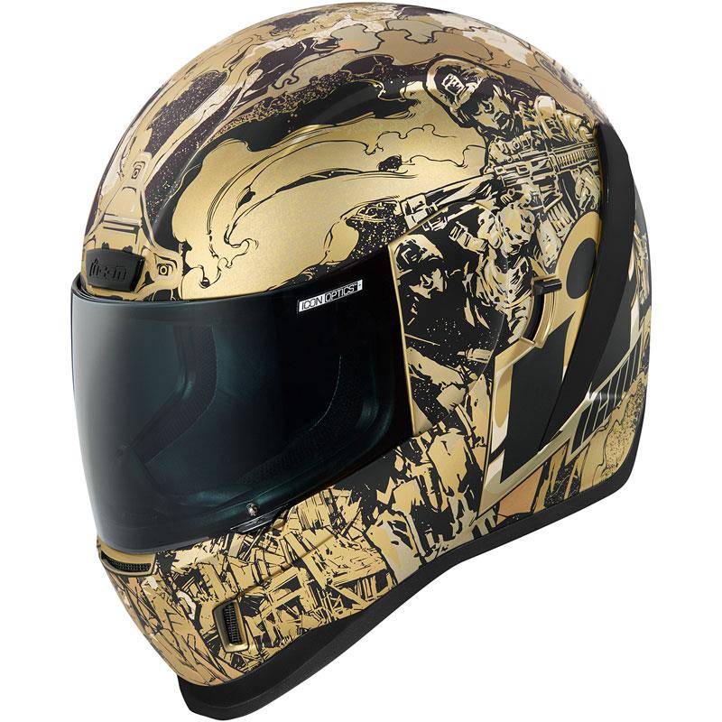 ICON Airform Helmet Inner Sun Shield HydraDry Removable Liner DOT ECE XS-3XL - Picture 31 of 78