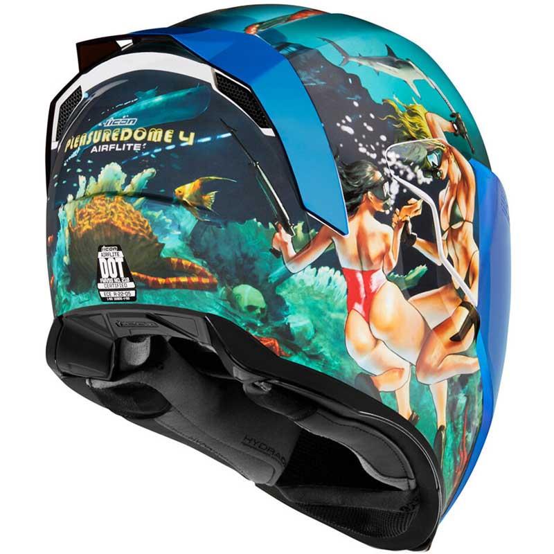 ICON Airflite Helmet Inner Sun Shield HydraDry Liner DOT ECE XS-3XL 2020-21 - Picture 40 of 110