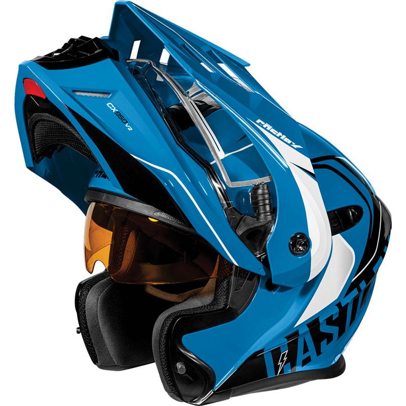 Castle X CX950 V2 Helmet Modular Flip Up Anti-Fog Inner Sun Shield DOT XS-3XL - Picture 28 of 54