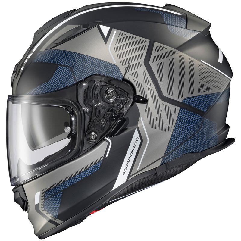 Scorpion EXO Ryzer Motorcycle Helmet Full Face Inner Shield Pinlock DOT XS-3XL - Picture 45 of 59